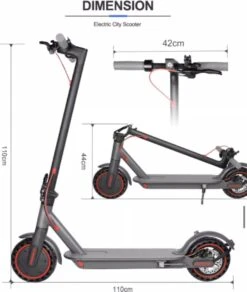 Comfort Inz - Long Range E Scooter - Elektrische Opvouwbare Step - 10.5Ah 350W - IOS Android Max. 31km/h -Winkel Voor Fietsbenodigdheden 1016x1200 2
