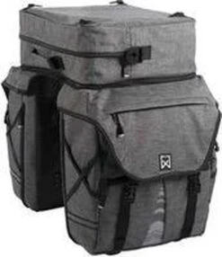 Willex Bagagetas XL 1200 - Dubbele Fietstas - 65 Liter - Zwart -Winkel Voor Fietsbenodigdheden 1037x1200 1
