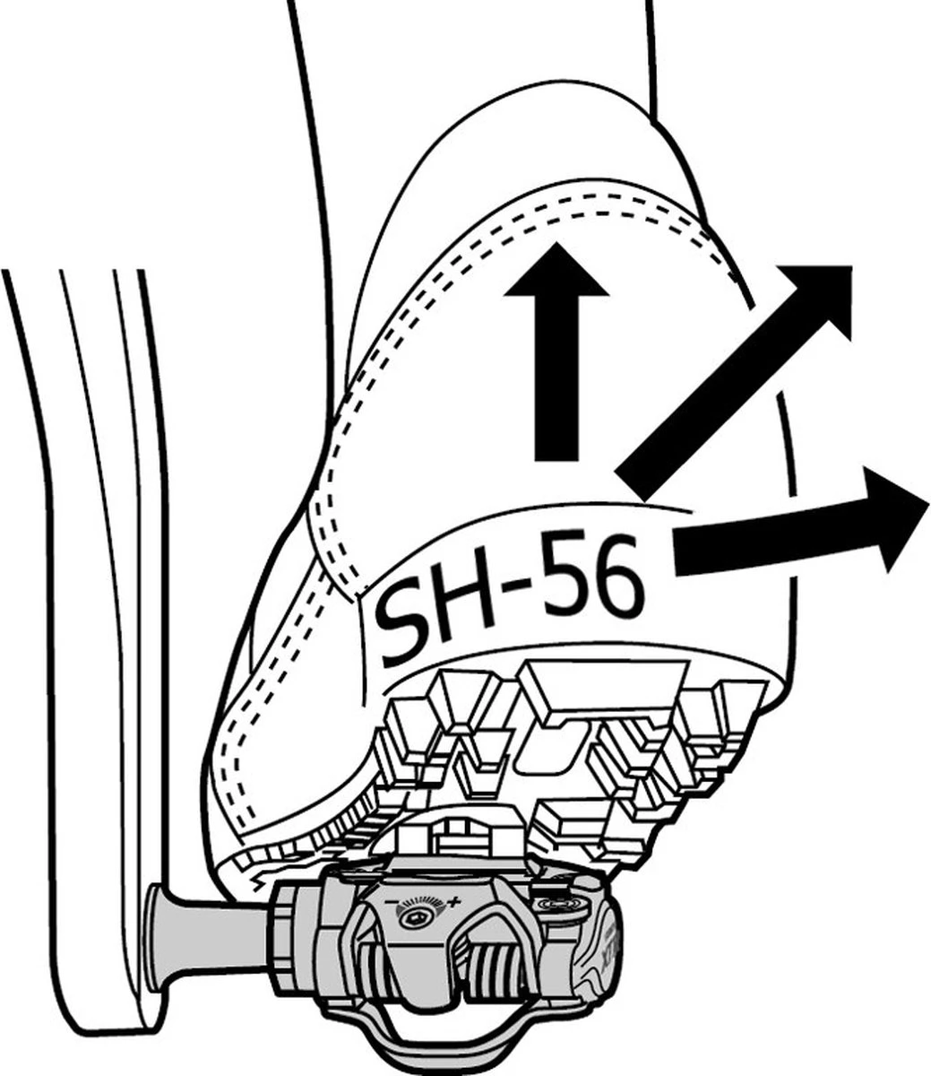 Shimano Schoenplaatjes Spd Zilver Sh56 Set 4 Shimano Schoenplaatjes Spd Zilver Sh56 Set - Afbeelding 2