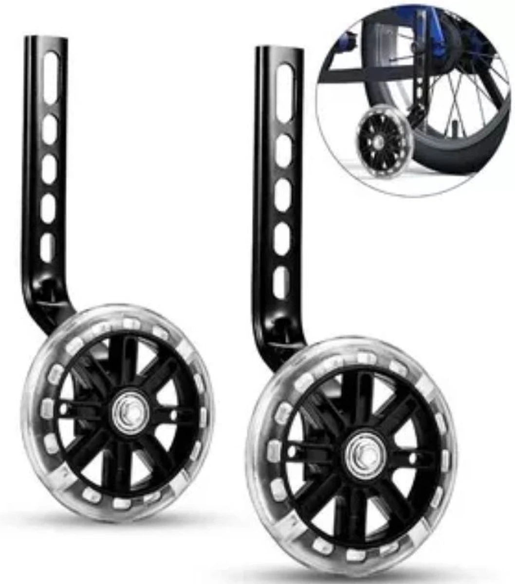 Merkloos Zijwieltjes Voor Kinderfiets - 12-20 Inch - Kleur Zwart- 12 Inch/14 Inch/16 Inch/18 Inch/20 Inch - Zijwielen - Kinderfietsaccessoires 3 Merkloos Zijwieltjes Voor Kinderfiets - 12-20 Inch - Kleur Zwart- 12 Inch/14 Inch/16 Inch/18 Inch/20 Inch - Zijwielen - Kinderfietsaccessoires