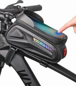 Merkloos Waterdichte Fietstas Stuur Racefiets/Mountainbike Met Smartphonehouder -Winkel Voor Fietsbenodigdheden 1061x1200 2
