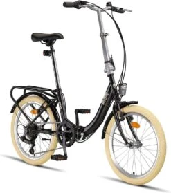 Pacto Eight 20 Inch Vouwfiets 6v Zwart -Winkel Voor Fietsbenodigdheden 1061x1200
