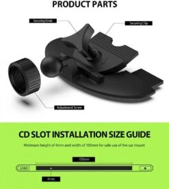 Ringke CD-Speler Houder Clamp Zwart -Winkel Voor Fietsbenodigdheden 1075x1200 2