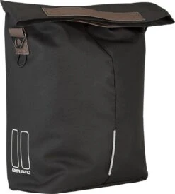 Basil City Fietsshopper - Enkele Fietstas - 16 Liter - Zwart -Winkel Voor Fietsbenodigdheden 1087x1200