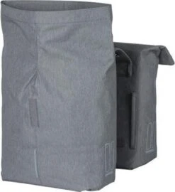 Basil City Dubbele Fietstas - Grijs Melee - 32 Liter -Winkel Voor Fietsbenodigdheden 1097x1200 1
