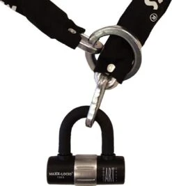 Maxx-Locks Naseby Scooterslot / Brommerslot ART 3 Kettingslot + Loop - 100cm -Winkel Voor Fietsbenodigdheden 1110x1200