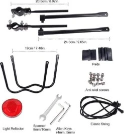 Merkloos Bagagedrager Fiets - Bagagerek Met Zadelpenbevestiging - Aluminium - Zwart - Geschikt Voor Mountainbike & Racefiets -Winkel Voor Fietsbenodigdheden 1111x1200 2