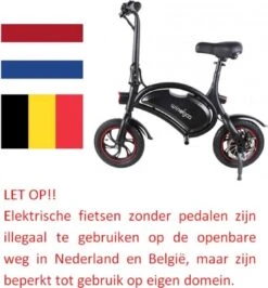 Windgoo B3 Mini-scooter - Opvouwbare Fiets - Zwart -Winkel Voor Fietsbenodigdheden 1113x1200