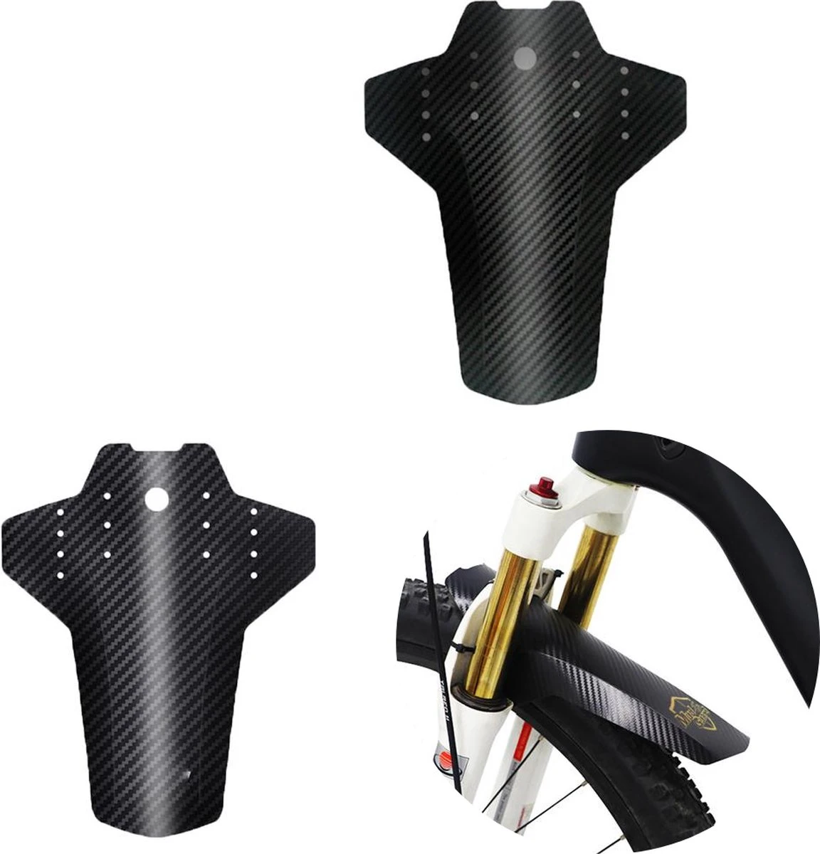 Set Van 2 - Universeel Spatborden - Inclusief Bevestiging Materiaal - Tie Wraps - Mountainbike Spatbord -Verstelbare Voor + Achter MTB Spatbord Set - Compatibel Met 20 "/24"/26 "/27.5"/29" Fiets - MBT Spatborden - 3D Carbon Patroon - Zwart 9 Set Van 2 - Universeel Spatborden - Inclusief Bevestiging Materiaal - Tie Wraps - Mountainbike Spatbord -Verstelbare Voor + Achter MTB Spatbord Set - Compatibel Met 20 "/24"/26 "/27.5"/29" Fiets - MBT Spatborden - 3D Carbon Patroon - Zwart - Afbeelding 7