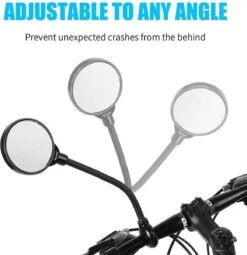 Merkloos 1 Stuk Fiets Achteruitkijkspiegel Groothoek Bolle Spiegel Mountainbike Veiligheid Spiegel Handvat Zachte Pijp 8cm -Winkel Voor Fietsbenodigdheden 1164x1200 6