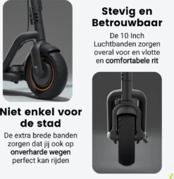 NAVEE N65 Elektrische Step Voor Volwassenen - Elektrische Scooter Met 10'' Luchtbanden - Motorvermogen E Step Van 500W Tot 1000W - Bereik Tot 65km Aan Snelheid Van 25km/u -Winkel Voor Fietsbenodigdheden 1165x1200 7