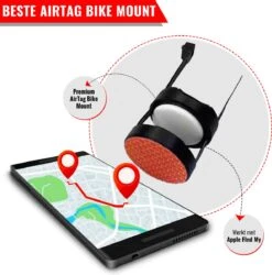Airtag Bike Mount Compatibel Met Apple AirTag Fietsmontage Reflector Antidiefstal Tracering Zwart Montagegereedschap Fiets AppleAirtag AirTag Fiets -Winkel Voor Fietsbenodigdheden 1184x1200 2