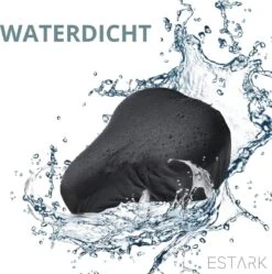 ESTARK® Zwarte Zadelhoes Waterdicht - Zadelhoezen Voor De Fiets - Zadel Cover - Zadel Zak - Hoes - Elastisch - Zwart -Winkel Voor Fietsbenodigdheden 1188x1200 8
