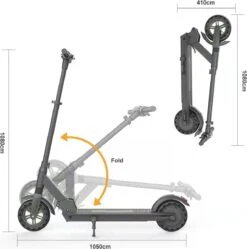 Comfort Inz X8 Pro - Elektrische Step Vouwbaar - E Scooter - 350W - Max 25km/u - Zwart -Winkel Voor Fietsbenodigdheden 1191x1200 9