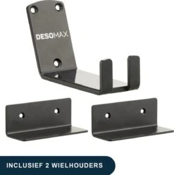 Merkloos Fiets Ophangsysteem Ophangbeugel En Muurbeugel DesoMax® Muurhaak - Muurbevestiging Voor Pedaal Aan De Muur - Wandhouder -Winkel Voor Fietsbenodigdheden 1196x1200 3