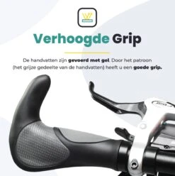 Voltano Ergonomisch Gevormde Fiets Handvatten Met Bar Ends - Handvat Eenvoudig Vastzetten Met Imbus - Incl. Bevestigingsmateriaal - Anti Plak Coating - Fietshandvatten Met Verhoogde Grip -Winkel Voor Fietsbenodigdheden 1197x1200 13