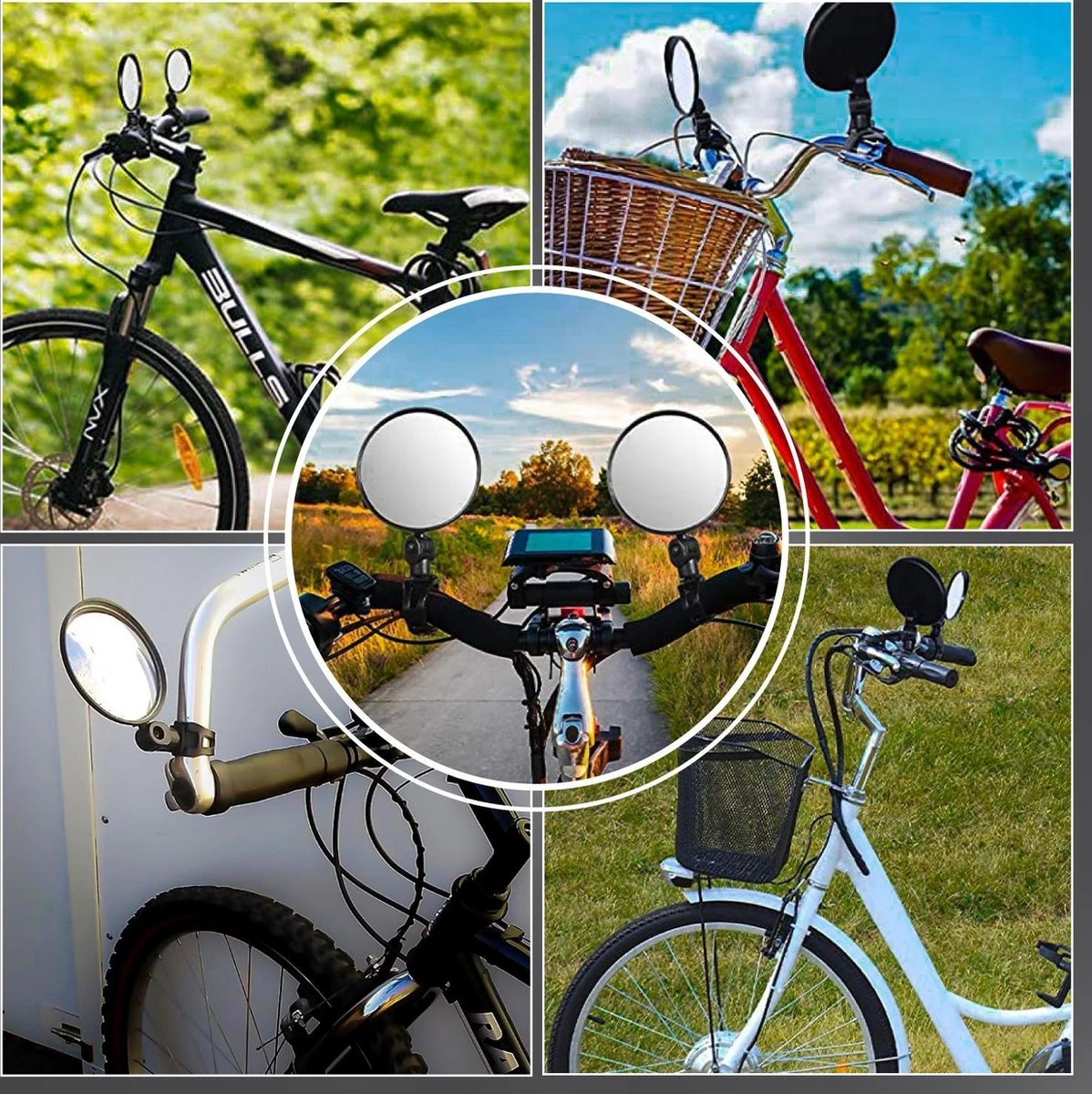 Fietsspiegel E Bike Achteruitkijkspiegel Mountainbike Accesoires - Wielrennen Motor Vespa Elektrische Fiets - Bartief® 7 Fietsspiegel E Bike Achteruitkijkspiegel Mountainbike Accesoires - Wielrennen Motor Vespa Elektrische Fiets - Bartief® - Afbeelding 5