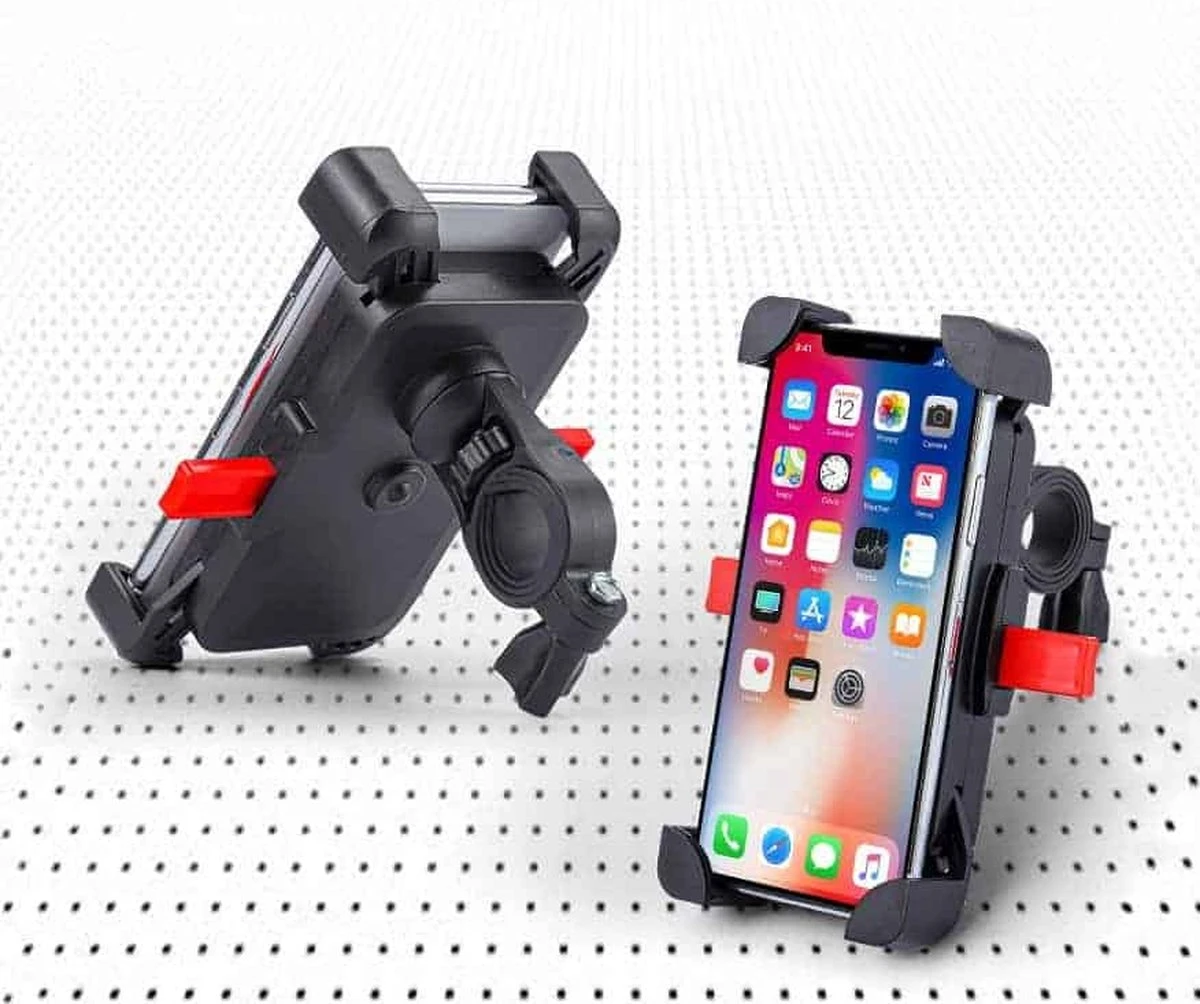 XL Universeel Telefoonhouder Voor Fiets En Motor - 360 Draaibaar - Tot 6.8 Inch 9 XL Universeel Telefoonhouder Voor Fiets En Motor - 360 Draaibaar - Tot 6.8 Inch - Afbeelding 7