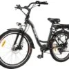Myatu E-Bike Voor Heren En Dames Lage Instap Met 45 Cm Aluminium Frame, 6 Versnellingen, 250 Wh Afneembare Lithium Batterij 40-80 Km Range, Trekking Ebike Met 1.95 X 26 Inch Wiel (Zwart, Urban) -Winkel Voor Fietsbenodigdheden 1200x1008