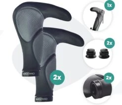 Voltano Ergonomisch Gevormde Fiets Handvatten Met Bar Ends - Handvat Eenvoudig Vastzetten Met Imbus - Incl. Bevestigingsmateriaal - Anti Plak Coating - Fietshandvatten Met Verhoogde Grip -Winkel Voor Fietsbenodigdheden 1200x1030 6