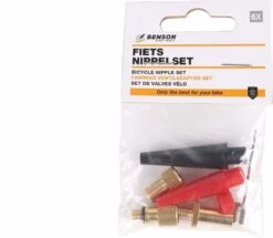 Benson Verloopnippel Set Alle Fietsventielen - Ballen - Luchtbed - 6 Delig -Winkel Voor Fietsbenodigdheden 1200x1043