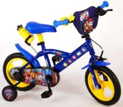 Nickelodeon Paw Patrol Kinderfiets - Jongens - 12 Inch - Blauw/Geel - Doortrapper -Winkel Voor Fietsbenodigdheden 1200x1044