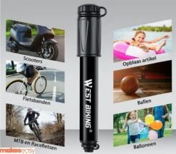 Fietspomp Racefiets | Mini Fietspomp | Met Flexible Slang | 8 Bar | Zwart -Winkel Voor Fietsbenodigdheden 1200x1047 2