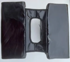 BayNL- Waterdicht - Dubbele - Bisonyl - Fietstas- Reflectoren - Zwart – 34cmX16.2cmX32cm=35 Liter -Winkel Voor Fietsbenodigdheden 1200x1055