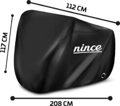 Nince Fietshoes Universeel Voor Alle Fietsen - Waterdicht 210D Oxford - Fiets Hoes Voor 2 Fietsen - Incl. Opbergzak - Zwart -Winkel Voor Fietsbenodigdheden 1200x1059 1