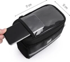 Fietstas Stuur Met Mobiele Smartphone / Telefoonhouder - Stuurtas Fiets Voor Normale, Racefietsen, Electrische Fietsen - Waterdicht - Afneembaar -Winkel Voor Fietsbenodigdheden 1200x1064 2