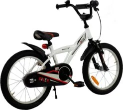 2Cycle Biker Kinderfiets - 18 Inch - Wit - Jongensfiets 11 2Cycle Biker Kinderfiets - 18 Inch - Wit - Jongensfiets -Winkel Voor Fietsbenodigdheden 1200x1067