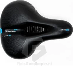 Voltano Fietszadel Met Gelpads - Zwart/Blauw - Uitsparing - Zadelvering - Unisex - Incl. Gratis Zadelstrop -Winkel Voor Fietsbenodigdheden 1200x1074 4