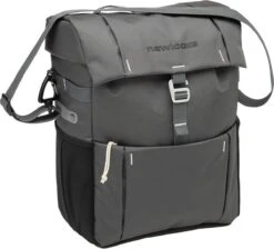 New Looxs Vigo Single Enkele Fietstas - Afneembaar - 18,5 Liter - Grijs -Winkel Voor Fietsbenodigdheden 1200x1089 1