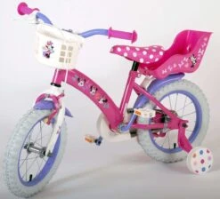Volare Disney Minnie Cutest Ever! - Kinderfiets - Meisjes - 14 Inch - Roze -Winkel Voor Fietsbenodigdheden 1200x1089