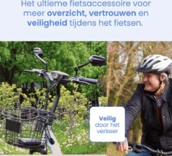 Merkloos Fietsspiegel - Set Van 2 - EBike Fiets Spiegel - Verstelbaar - Achteruitkijkspiegel Fiets - Links En Rechts - Extra Voordelig -Winkel Voor Fietsbenodigdheden 1200x1091 3