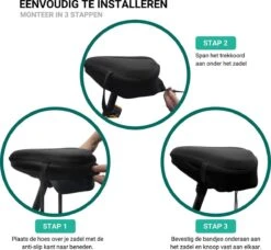 Smilegoods® Gel Zadelhoes Fiets 3D - Zadeldek - Zadelhoes Waterdicht - Zadeldek Fiets - Universeel Brede Zadels - Veiligheidsreflector Voor In Het Donker -Winkel Voor Fietsbenodigdheden 1200x1108 4