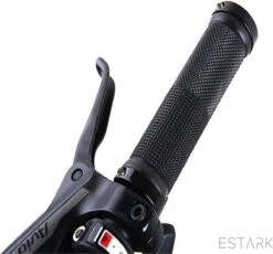 ESTARK® - Fietshandvatten - Lock-On - Handvatten - Universeel - Fiets – Mountainbike – Professioneel - Grips - Extra Grip – Fietshandvaten -Handvaten - Handig Te Monteren - Anti-slip – Fietsen – Stuur – Bikegrips – Lock-on Aanspanbaar - Zwart - LO-zw -Winkel Voor Fietsbenodigdheden 1200x1118 2