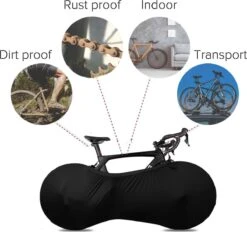 B-Y Sleeve Fietshoes T/m 29" - Fiets Beschermhoes - Racefiets Hoes - MTB - Bike Cover - Model: Black -Winkel Voor Fietsbenodigdheden 1200x1129 3