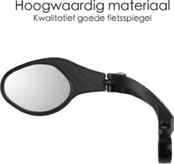 Merkloos Fietsspiegel Ebike Universeel - Zwart - Linker Spiegel - Verstelbaar - Universele Fietsspiegel - Fietsspiegel Op Stuur - Links - Fietsspiegel Achteruitkijk Spiegel - Fietsspiegels Electrische Fiets -Winkel Voor Fietsbenodigdheden 1200x1130 1