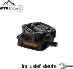Fiets Pedalen Inclusief Bevestiging Gereedschap - Anti Slip - Trappers Voor Fiets Met Reflector - 14.2mm Schroefdraad - 9/16 Inch -Zwart -Winkel Voor Fietsbenodigdheden 1200x1131 7