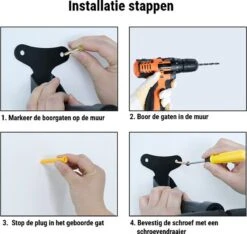 Professioneel Fiets Ophangsysteem - Verstelbaar - Muurbeugel Voor Fietsen - Fietshaak - Ophangbeugel - Fietsbeugel - Fiets Ophangrek -Winkel Voor Fietsbenodigdheden 1200x1137