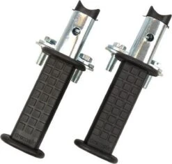 Dresco - Voetsteunen - Universeel - Chroom/Zwart -Winkel Voor Fietsbenodigdheden 1200x1142 5