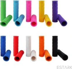Merkloos ESTARK® - Fietshandvatten - Handvatten - Universeel - Fiets – Mountainbike – Professioneel - Grips - Extra Grip – Fietshandvaten -Handvaten - Handig Te Monteren - Anti-slip – Fietsen – Stuur – Bikegrips – Stevig - Rubber Roze - (R-roze) -Winkel Voor Fietsbenodigdheden 1200x1144 5