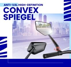 Beyond Gold - Fietsspiegel - Links - Reflectie Strip - E Step - Elektrische Fiets - Mountain Bike - Incl Grote Kijkhoek - Achteruitkijkspiegel - 360º Verstelbaar - Multifunctioneel - Incl Inbussleutel - Fiets Spiegel -Winkel Voor Fietsbenodigdheden 1200x1148 8