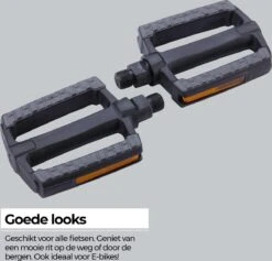 BBB Cycling SteadyRider Fietspedalen - Rubber Antislip - Stadsfiets & E-bike - Met Reflector - Zwart - BPD-44 -Winkel Voor Fietsbenodigdheden 1200x1152 8