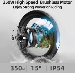 F-Wheel DYU A5 - Elektrische Vouwfiets - E Bike - 14 Inch - 7.5 Ah - 25km/u - Zwart -Winkel Voor Fietsbenodigdheden 1200x1154