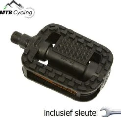 Fiets Pedalen Inclusief Bevestiging Gereedschap - Anti Slip - Trappers Voor Fiets Met Reflector - 14.2mm Schroefdraad - 9/16 Inch -Zwart -Winkel Voor Fietsbenodigdheden 1200x1155 8