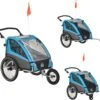 HOMCOM 3-in-1 Kinderaanhanger Jogger Fietskar Voor 2 Kinderen Aluminium 440-018 1 HOMCOM 3-in-1 Kinderaanhanger Jogger Fietskar Voor 2 Kinderen Aluminium 440-018 -Winkel Voor Fietsbenodigdheden 1200x1156 5