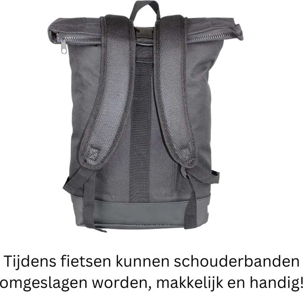 Enkele Fietstas | Rugzak | Fietstas & Rugtas In 1 | Zwart | Waterdicht | 22 Liter | Combinatie 9 Enkele Fietstas | Rugzak | Fietstas & Rugtas In 1 | Zwart | Waterdicht | 22 Liter | Combinatie - Afbeelding 7
