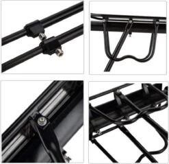 Merkloos Bagagedrager Fiets - Bagagerek Met Zadelpenbevestiging - Aluminium - Zwart - Geschikt Voor Mountainbike & Racefiets -Winkel Voor Fietsbenodigdheden 1200x1159 2